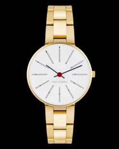ARNE JACOBSEN BANKERS FORGYLDT LÆNKE 30MM. - 53113-1429