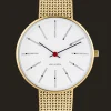 ARNE JACOBSEN BANKERS 34MM GULD MED MAT MESHREM - 53107-1609