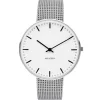 ARNE JACOBSEN CITY HALL STÅL 40MM HVID SKIVE STÅL MESH LÆNKE