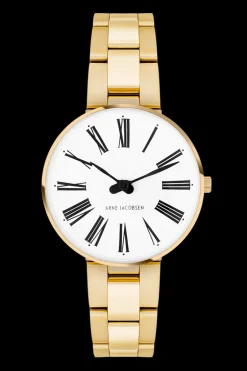ARNE JACOBSEN ROMAN DOUBLE LÆNKE OG HVID SKIVE - 53313-1429