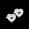 BLOMDAHL ØRERINGE BRILLIANCE HEART HOLLOW PLASTIK - 15-01121-26