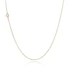 BNH ANKER FACET HALSKÆDE 8 KARAT GULD 1,3 MM BRED 42 CM - A804042F