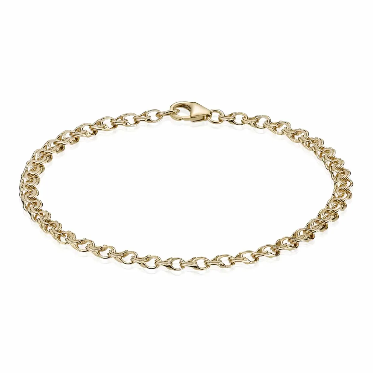 BNH BISMARK ARMBÅND 14 KARAT GULD 4,0 MM 16 CM - B1440016C