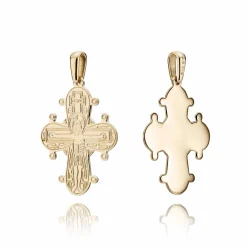 BNH DAGMARKORS 8 KARAT GULD MED BLANK BAGSIDE 25X21 MM - DK825B