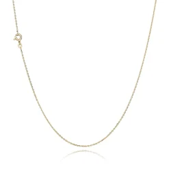 BNH HALSKÆDE ANKER FACET I 14 KARAT GULD 36 CM - A1404036F