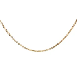 BNH HALSKÆDE RUND ANKER 14 KARAT GULD 60 CM - AR1405060C