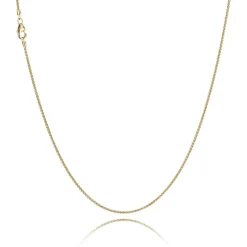 BNH HVEDE HALSKÆDE 14 KARAT GULD 1,3 MM BRED 60 CM - H1413060C