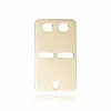 BNH ID PLADE MELLEM 14 KARAT GULD 26X18 MM - ID14050M