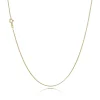 BNH PANSER FACET HALSKÆDE 14 KARAT GULD 1,3 MM BRED 45 CM - P1404545F