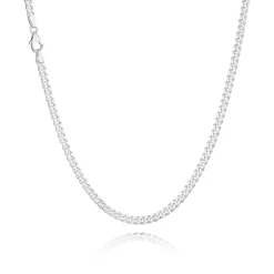 BNH PANSER HALSKÆDE SØLV 1,25 TRÅD 60 CM - SP12560C