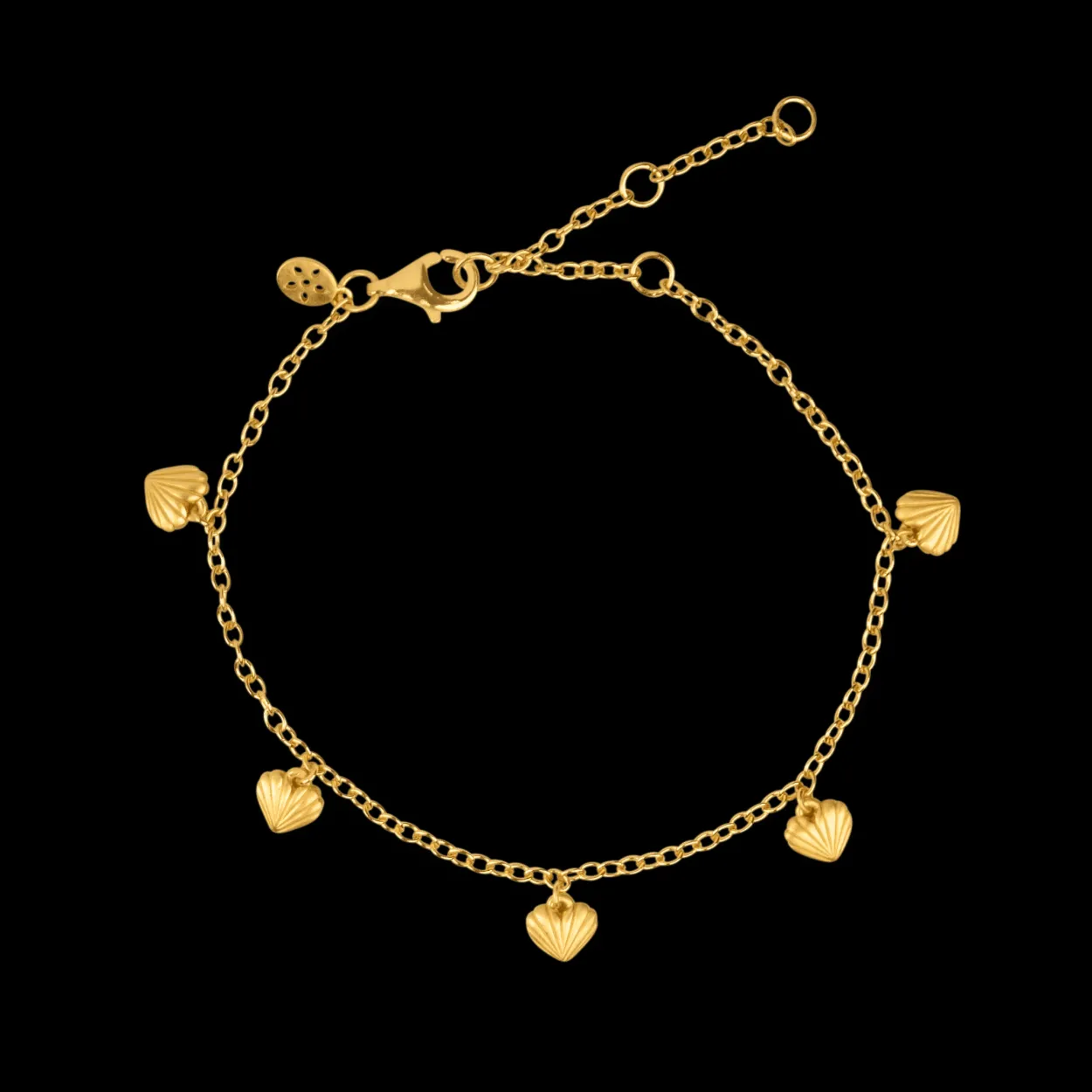 BYBIEHL ARMBÅND JUST LOVE SØLV FORGYLDT - 2-4503-GP