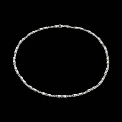 CAMILLE BRINCH CHOKER CB LILLE SØLV HALSKÆDE PÅ 45 CM - LCBC-45