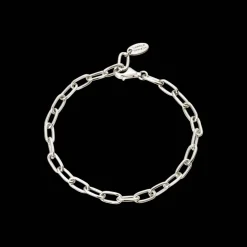 CAMILLE BRINCH LINK PUFFER ARMBÅND SØLV - LPUB-19