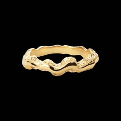 CAMILLE BRINCH SHINY SPARKLE FORGYLDT SØLV RING - SSPR-FG
