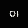 CAMILLE BRINCH SMALL DOTS HOOPS I SØLV - SDH