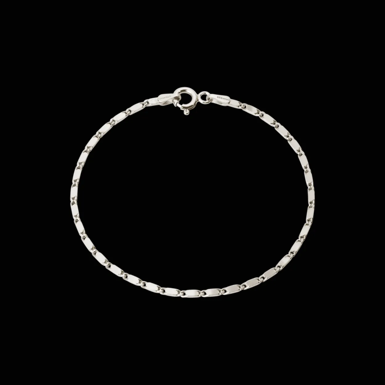CAMILLE BRINCH SMALL ESSENTIA ARMBÅND SØLV 19 CM - SEB-19
