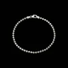 CAMILLE BRINCH TEXTURED DOTS ARMBÅND I SØLV 17 CM - TDOB-17