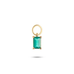 CARRÉ GEM CANDY SØLV FORGYLDT VEDHÆNG - FLH 4296 GR 1 PC