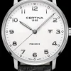 CERTINA DS CAIMANO STÅL SORT REM - C0354101601200