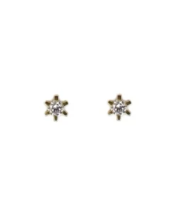 CHRISTOFFERSEN JEWELLERY CARLA ØRESTIKKER 14 KARAT GULD MED 2 X 0,15 CARAT BRILLANT – 3000145