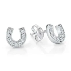 CHRISTOFFERSEN JEWELLERY HESTESKO SØLV MED ZIRKONIA - 3010155