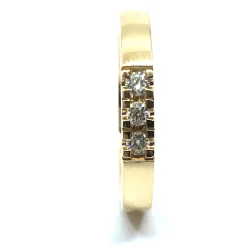 CHRISTOFFERSEN JEWELLERY ALLIANCE RING 14 KARAT GULD MED BRILLANTER - 5000863