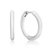 CHRISTOFFERSEN JEWELLERY SØLV CREOL MED KNÆK BLANK 20 MM - 3710044