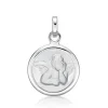 CHRISTOFFERSEN JEWELLERY VEDHÆNG PLADE MED ENGEL - 4010844