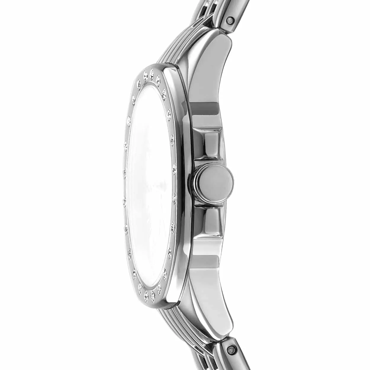 DKNY BROOKLYN MINI UR DAME STÅL MED LÆNKE - DK1L013M0045