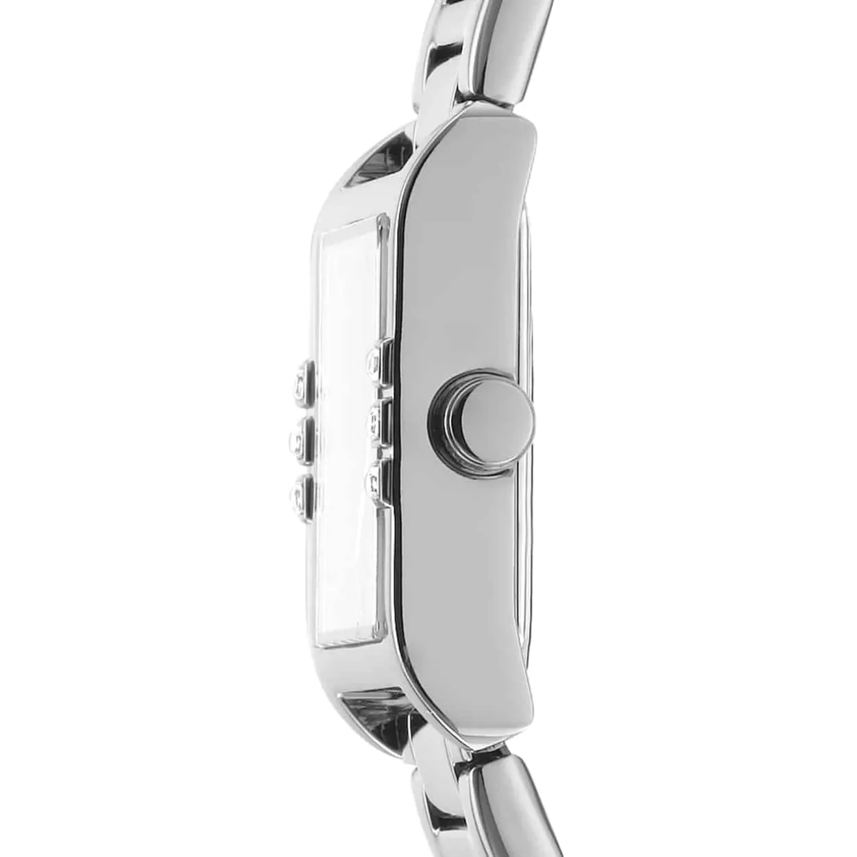 DKNY DAME WESTSIDE GLITZ STÅL MED LÆNKE - DK1L008M0045
