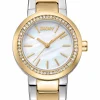 DKNY EASTSIDE MINI UR DAME TO FARVET MED LÆNKE - DK1L024M0155