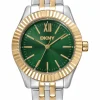 DKNY EVERYDAY UR DAME TO FARVET MED GRØN SKIVE - DK1L017M1095