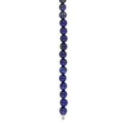 HEINZENDOR HALSKÆDE MED BLÅ LAPIS 8 MM - 80120630945