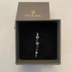 HEIRING AMETYST MIX TOP TIL MULTI ARMBÅND FORGYLDT SØLV - 53-4-30FG
