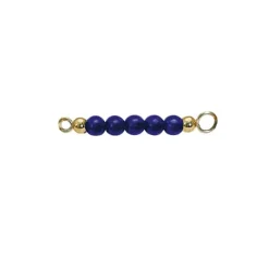 HEIRING MULTI TOP TIL ARMRING I FORGYLDT SØLV MED LAPIS - 53-4-24FG