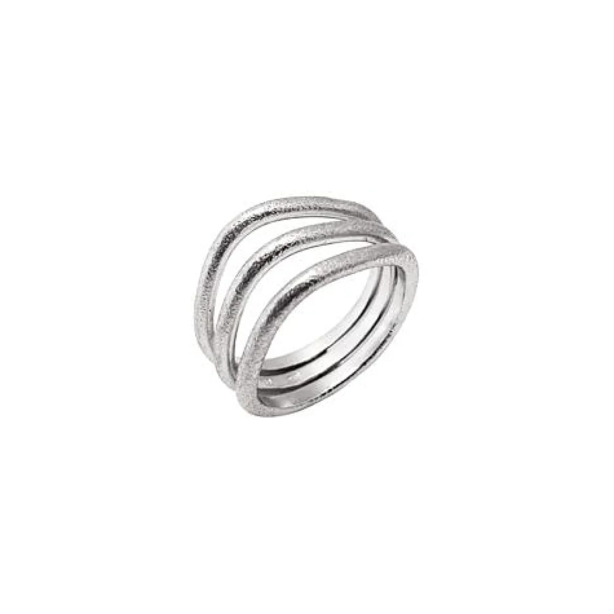 HEIRING RING TRE TRÅDE SØLV - 52-3-95RH