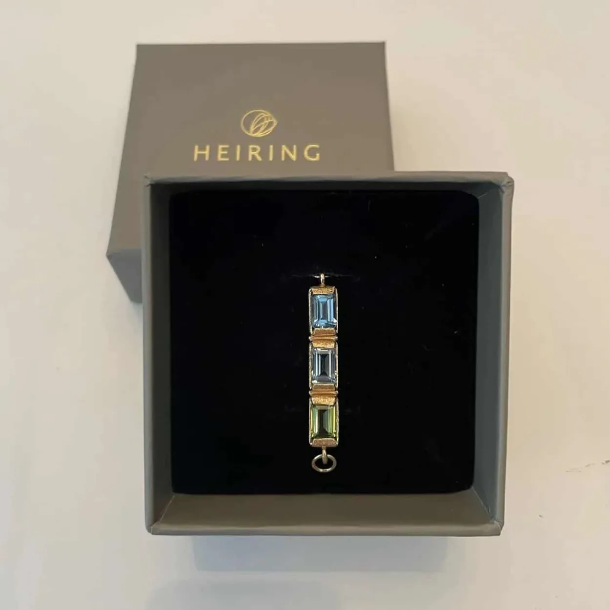 HEIRING SQUARE MIX TOP TIL MULTI ARMBÅND I FORGYLDT SØLV - 53-4-31FG-9-1