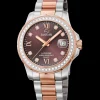 JAGUAR LADY DIVER STÅL/ROSA - J894/2