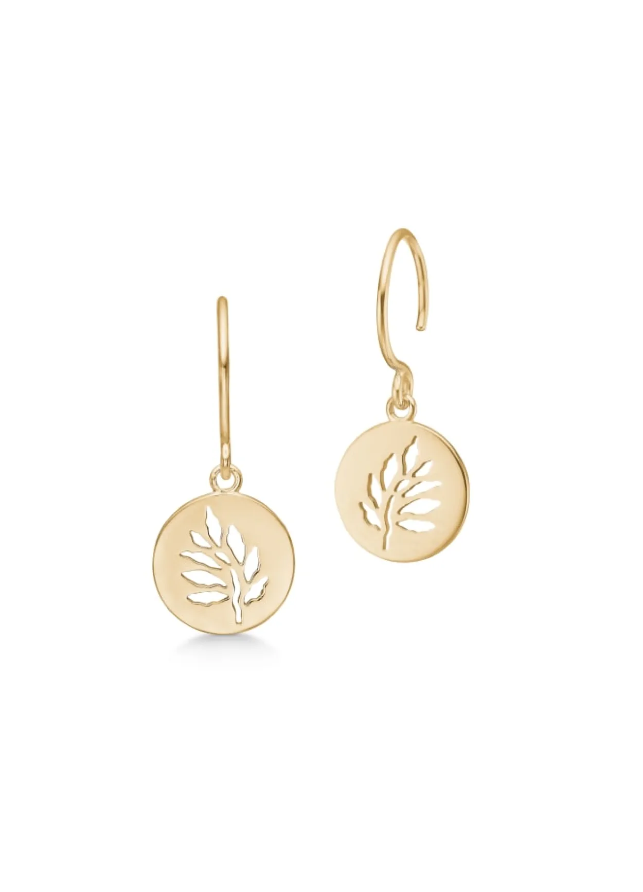 JULIE SANDLAU SIGNATURE ØRERINGE 14 KARAT GULD - YG14-HKS574