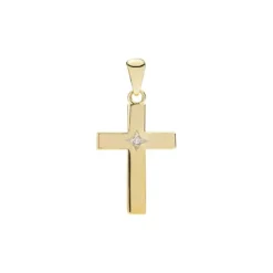 LUND 8 KARAT KORS DIAMANT 0,005CT W/P2 - 306105-0,005