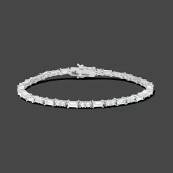 MADS Z CELESTIAL BY MEDINA ARMBÅND I SØLV MED HVID TOPASER - 3156904