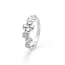MADS Z CLOVER LOVE SØLV RING - 2140185