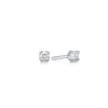 MADS Z CROWN ØRERINGE 14 KARAT HVIDGULD MED BRILLANT 0,18 CARAT - 1611618