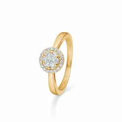 MADS Z ELEANOR 14 KARAT GULD RING MED BRILLIANTER - 1541075