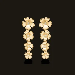 MADS Z FLEUR 14 KARAT GULD ØRERNGE MED BLOMSTER - 1511110