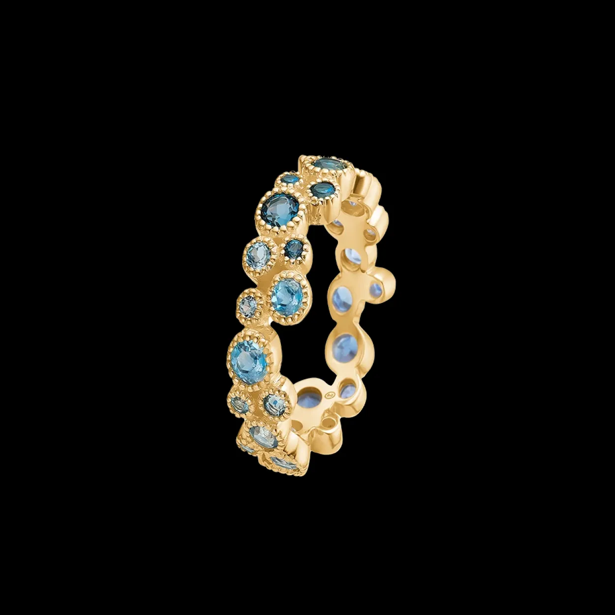 MADS Z LUXURY 14 KARAT GULD RING MED ÆDELSTEN - 1544064