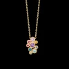 MADS Z LUXURY RAINBOW 14 KARAT GULD HALSKÆDE RAINBOW - 1534062