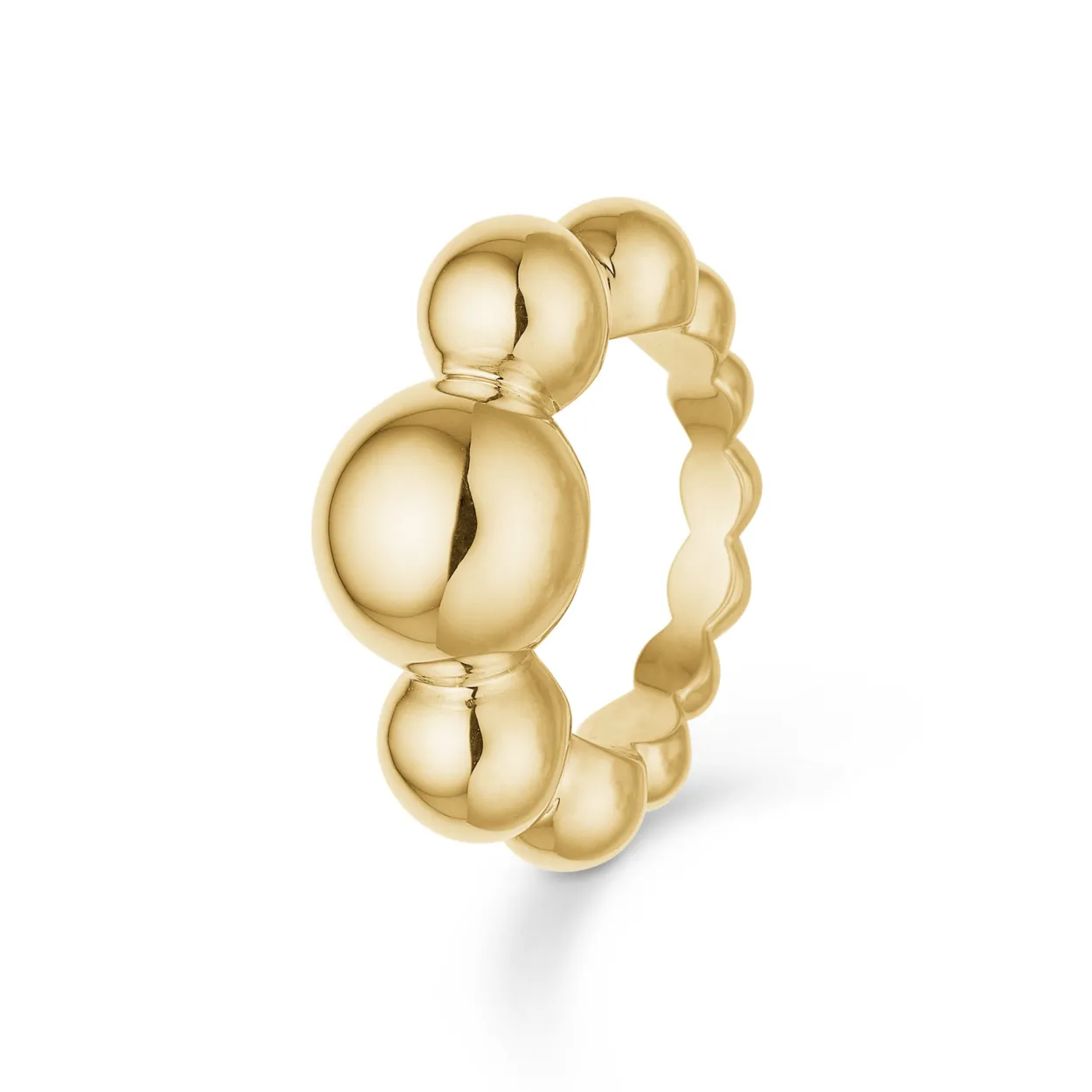 MADS Z RING 14 KARAT GULD BIGGEST BALL - 1540077