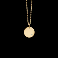 MADS Z TOKEN DIAMOND 8 KARAT GULD HALSKÆDE MED 0,005 CT W/SI -3331191