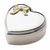 NOA KIDS SMYKKESKRIN FORKROMET MED FORGYLDT SLØJFE 12X12 CM - 97015483472
